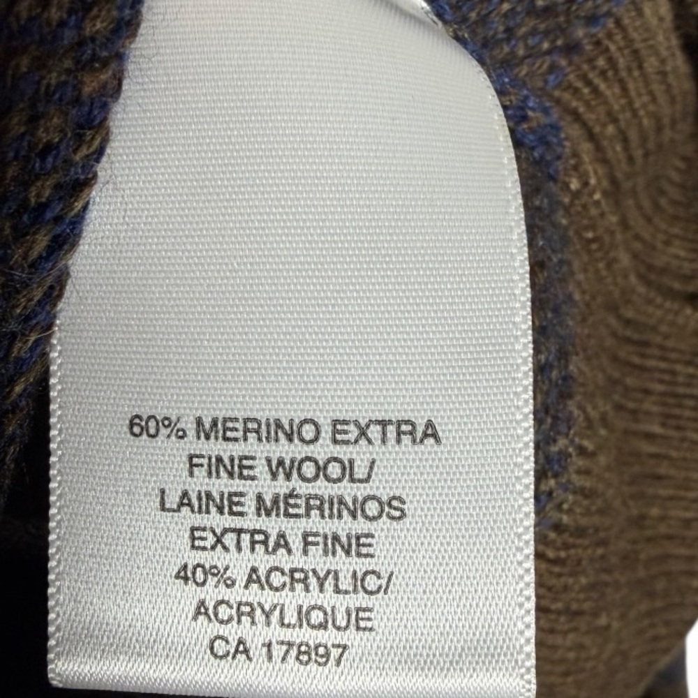 Banana Republic Men's Multicolor Zip-Up Sweater - Medium - Picture 7 of 7